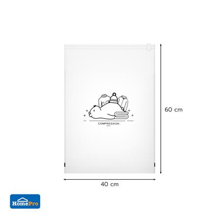 ถุงสุญญากาศ PLIM ROLL UP AIRLOCK SIZE S 40X60 ซม. (แพ็ก 2 ชิ้น)_5