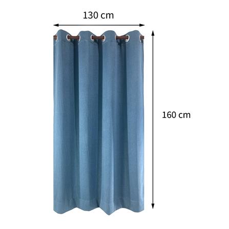 ผ้าม่าน EYELET HOME LIVING STYLE PRIME UV 130X160 ซม. สีน้ำเงิน_4