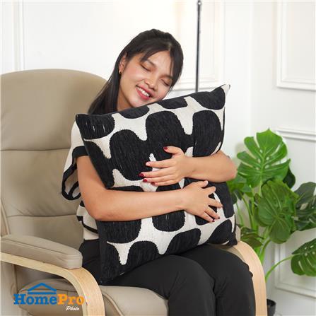 หมอนอิง BENETTA UNIQ 22x22 นิ้ว สีดำ_6