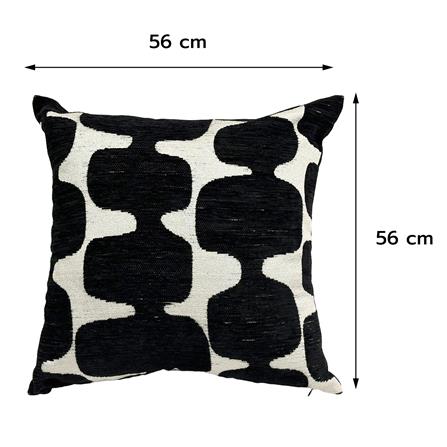 หมอนอิง BENETTA UNIQ 22x22 นิ้ว สีดำ_9