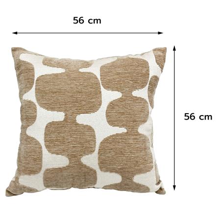 หมอนอิง BENETTA UNIQ 22x22 นิ้ว สีน้ำตาล_9