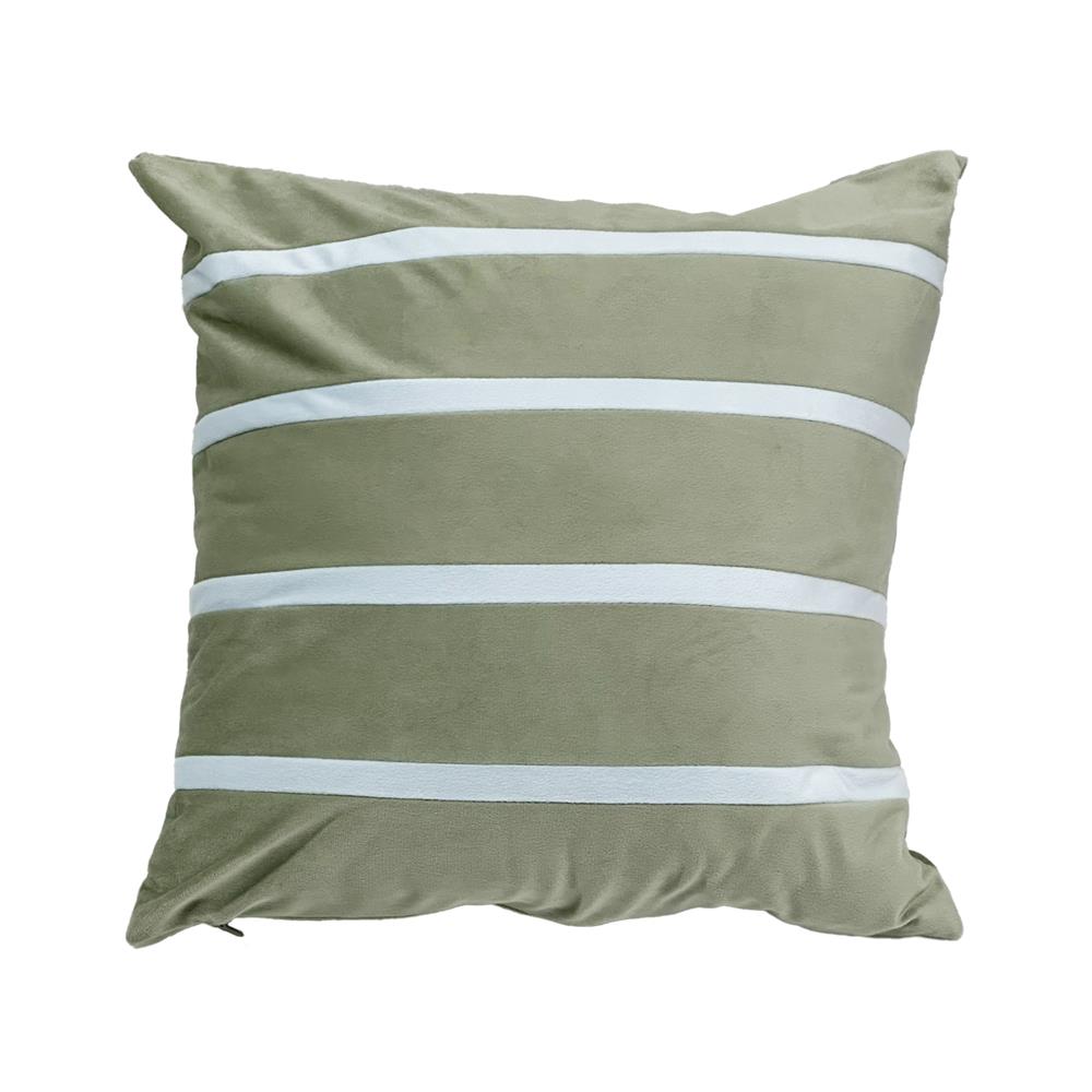หมอนอิง HOME LIVING STYLE STRIPY 18x18 นิ้ว สีเขียว_0