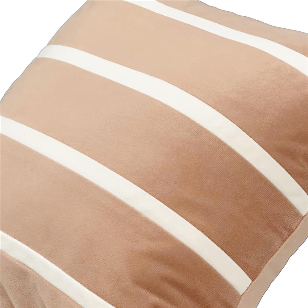 หมอนอิง HOME LIVING STYLE STRIPY 18x18 นิ้ว สีส้ม