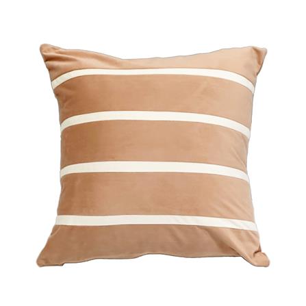 หมอนอิง HOME LIVING STYLE STRIPY 18x18 นิ้ว สีส้ม_0