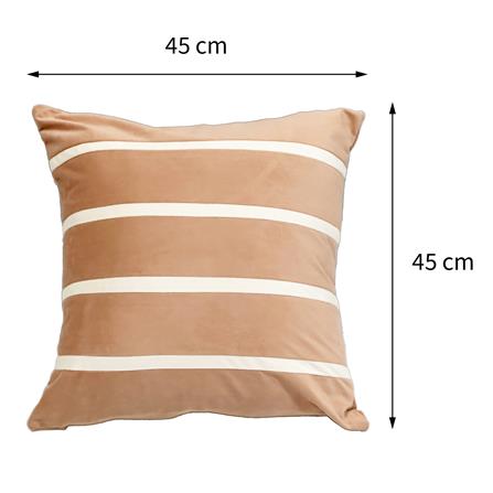 หมอนอิง HOME LIVING STYLE STRIPY 18x18 นิ้ว สีส้ม_7