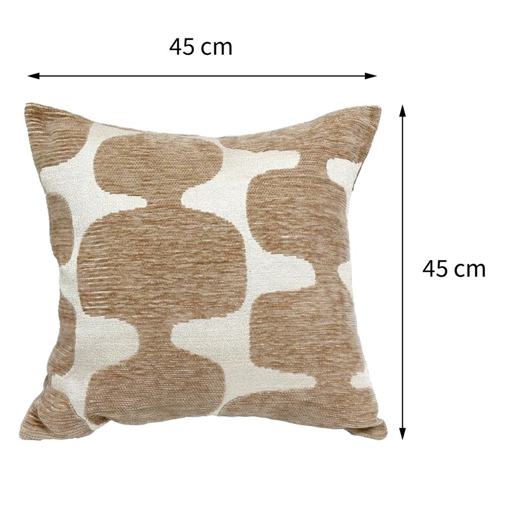 หมอนอิง BENETTA UNIQ 18x18 นิ้ว สีน้ำตาล