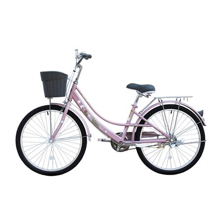 จักรยานแม่บ้าน 24 นิ้ว GRANDE สีชมพู_1
