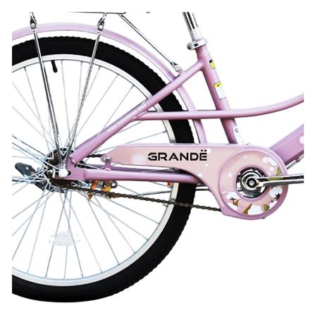 จักรยานแม่บ้าน 24 นิ้ว GRANDE สีชมพู_5