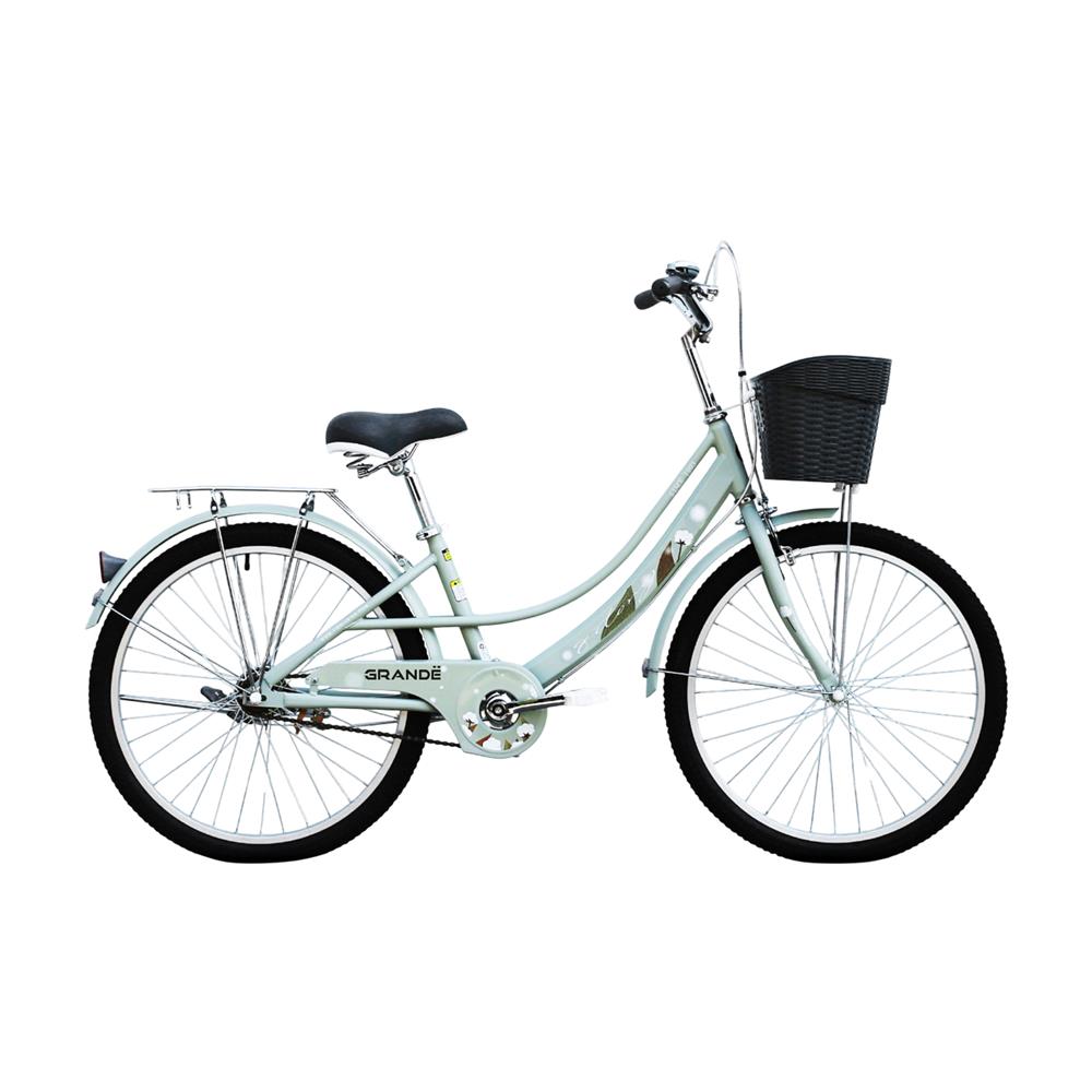 จักรยานแม่บ้าน 24 นิ้ว GRANDE สีเขียว