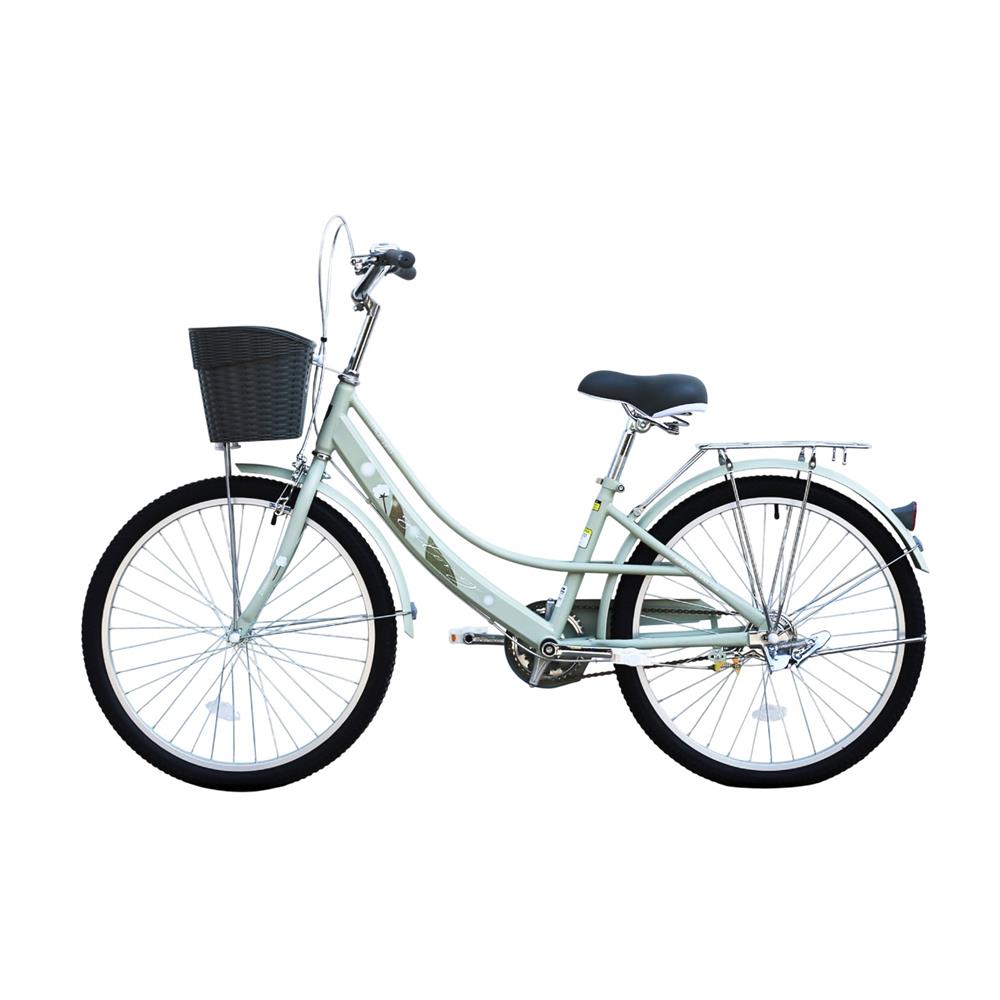 จักรยานแม่บ้าน 24 นิ้ว GRANDE สีเขียว