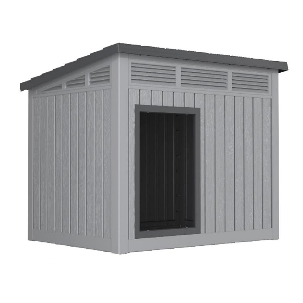 บ้านสัตว์เลี้ยง DPETT QUALY HOUSE สีเทา