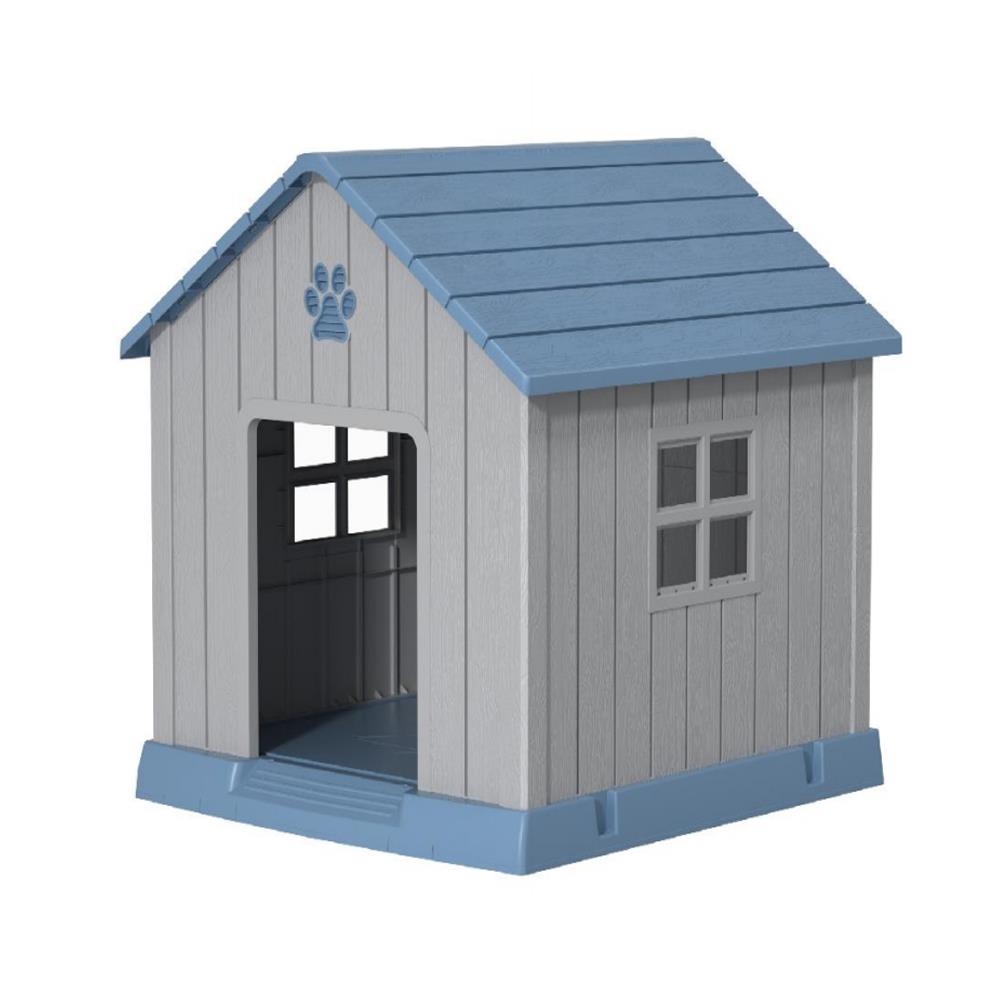 บ้านสัตว์เลี้ยง DPETT HOMEY HOUSE สีเทา-ฟ้า