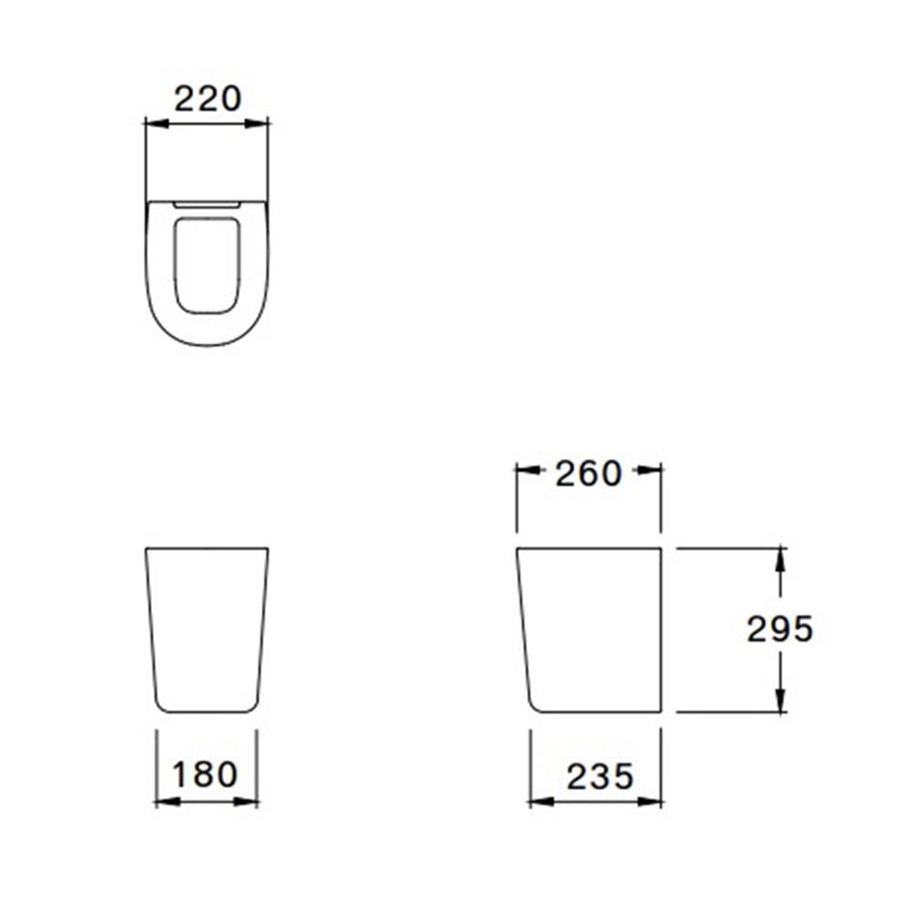 ขาตั้งอ่างล้างหน้า COTTO C4243 สีขาว