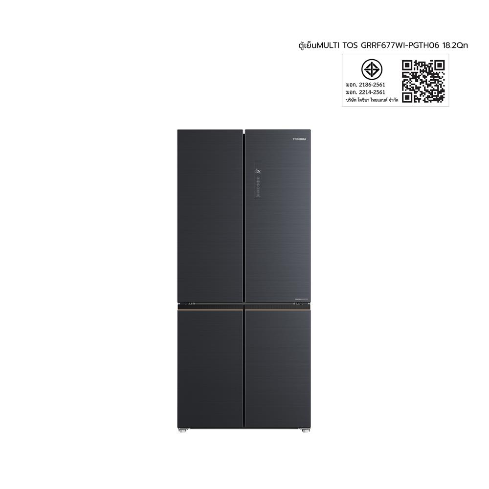 ตู้เย็น MULTI DOOR TOSHIBA GR-RF677WI-PMTH(06) 18.2 คิว สีเทาเข้ม