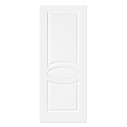 ประตูภายใน HDF ไม่เจาะลูกบิด METRO AREZZO 205 ราชาวดี 90x200 ซม. สีรองพื้น_0