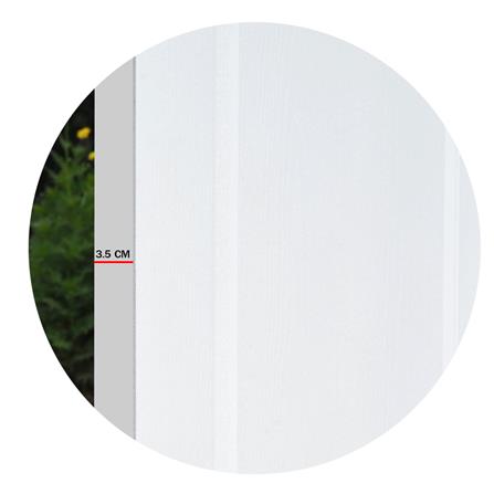 ประตูภายใน HDF ไม่เจาะลูกบิด METRO 301 รัตนพฤกษ์ 70x200 ซม. สีรองพื้น_4