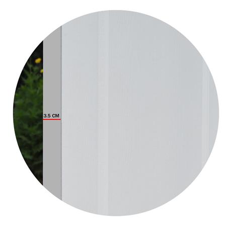 ประตูภายใน HDF ไม่เจาะลูกบิด METRO BOLOGNA 303 90x200 ซม. สีรองพื้น_4