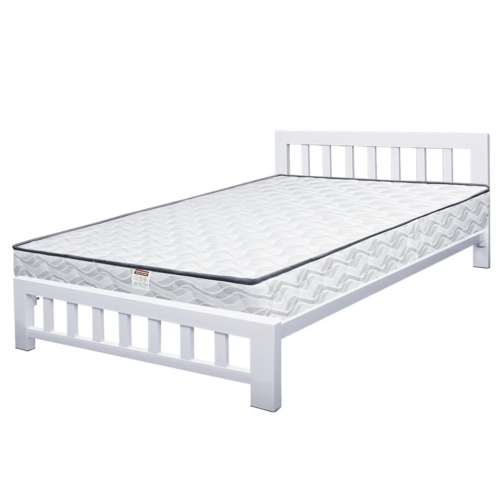 เตียงเหล็ก 3.5 ฟุต THAIBULL SSTRF252-105R สีขาว