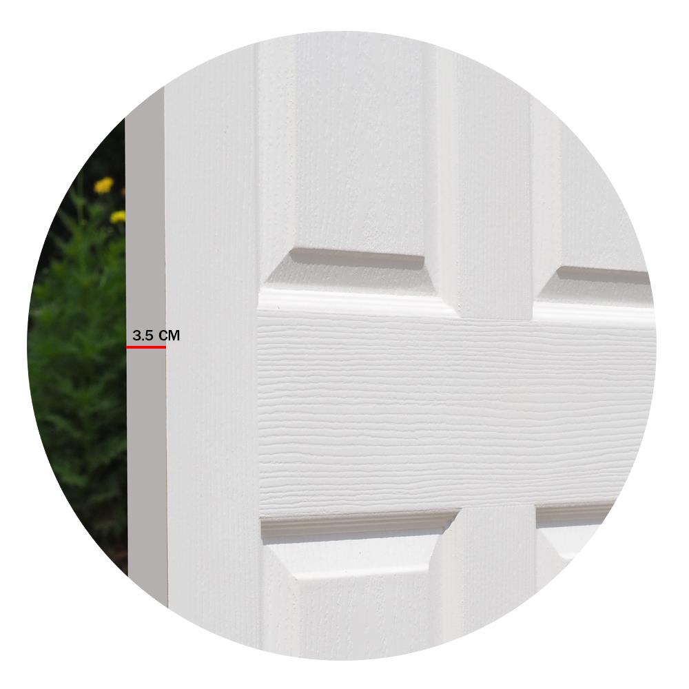 ประตูภายใน HDF ไม่เจาะลูกบิด METRO 403 ยูงทอง 70x200 ซม. สีรองพื้น