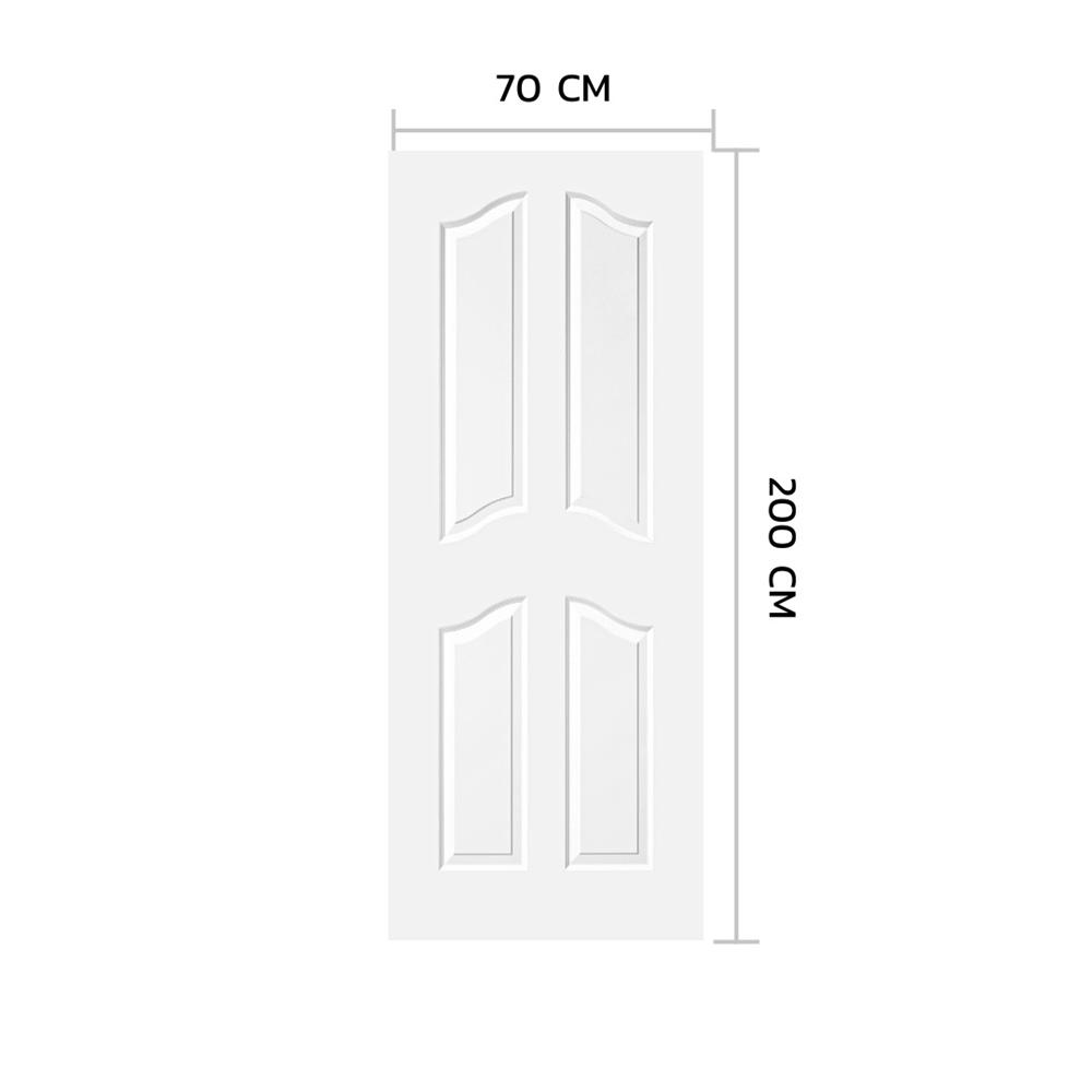 ประตูภายใน HDF ไม่เจาะลูกบิด METRO 403 ยูงทอง 70x200 ซม. สีรองพื้น