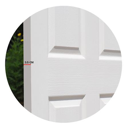 ประตูภายใน HDF ไม่เจาะลูกบิด METRO 403 ยูงทอง 70x200 ซม. สีรองพื้น_4