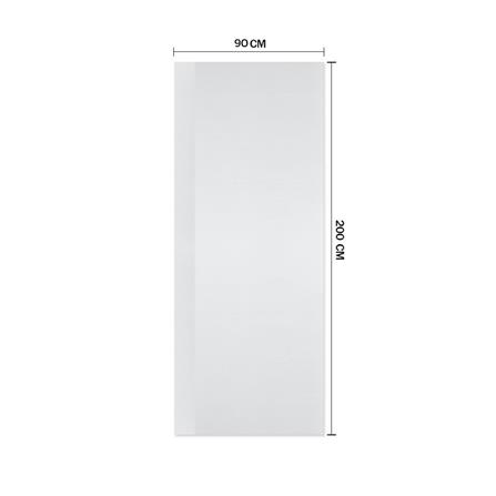 ประตูภายใน HDF ไม่เจาะลูกบิด METRO NAPOLI 003 90x200 ซม. สีรองพื้น_3