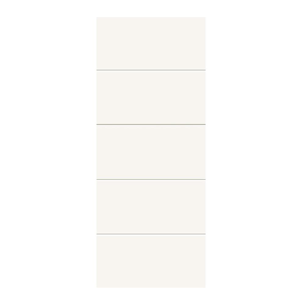 ประตูภายใน HDF ไม่เจาะลูกบิด METRO LINEA 08 90x200 ซม. สีรองพื้น