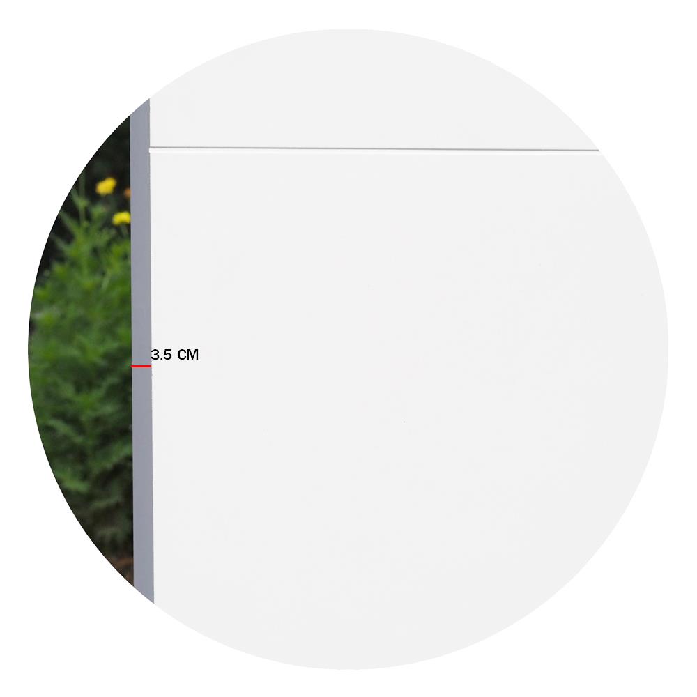 ประตูภายใน HDF ไม่เจาะลูกบิด METRO LINEA 08 90x200 ซม. สีรองพื้น