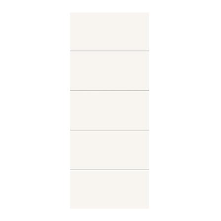 ประตูภายใน HDF ไม่เจาะลูกบิด METRO LINEA 08 90x200 ซม. สีรองพื้น_0