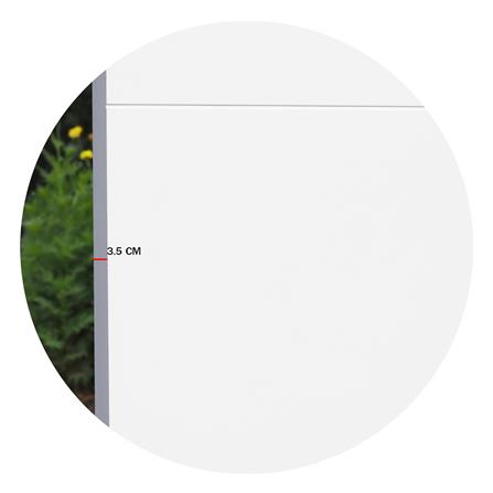 ประตูภายใน HDF ไม่เจาะลูกบิด METRO LINEA 08 90x200 ซม. สีรองพื้น_4