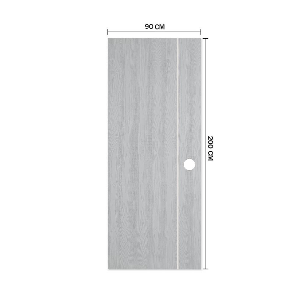ประตูภายใน HDF เจาะลูกบิด METRO VERONA 001 90x200 ซม. สีรองพื้น