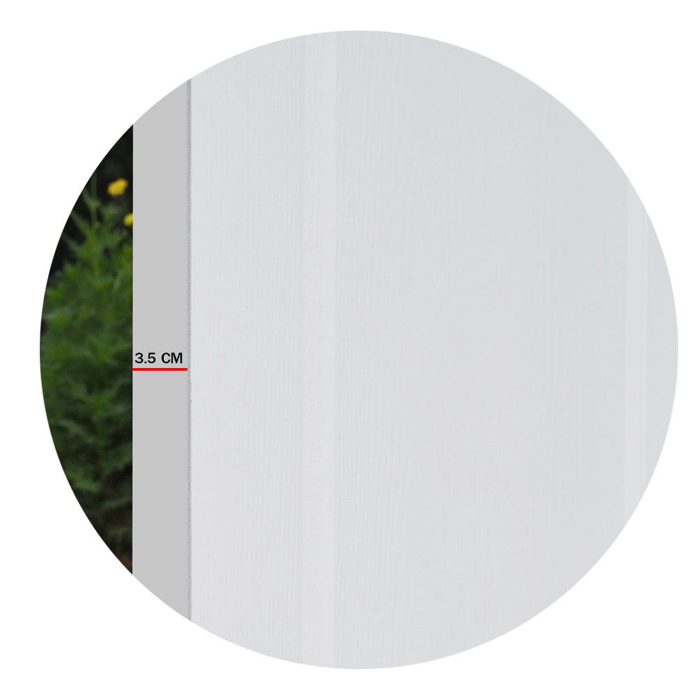 ประตูภายใน HDF ไม่เจาะลูกบิด METRO BOSA 101 ดารารัตน์ 90x200 ซม. สีรองพื้น