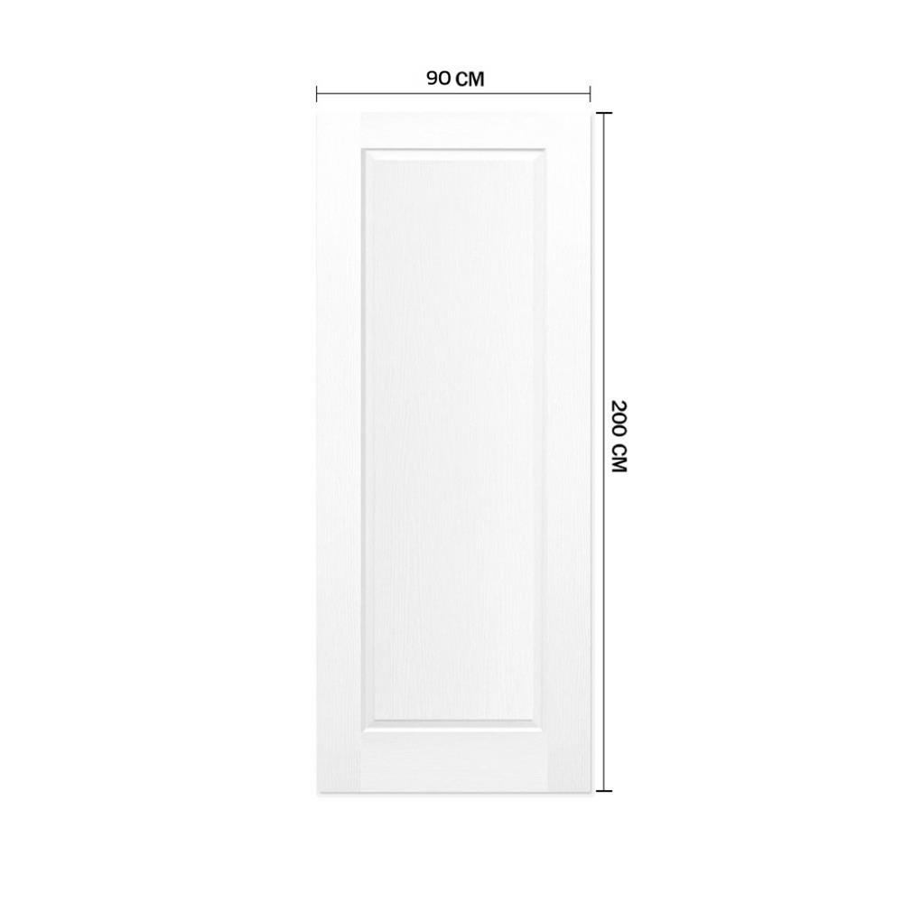 ประตูภายใน HDF ไม่เจาะลูกบิด METRO BOSA 101 ดารารัตน์ 90x200 ซม. สีรองพื้น