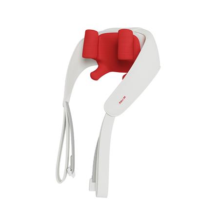 เครื่องนวดคอ บ่า ไหล่ ไฟฟ้า FULICO สีขาว/แดง_0