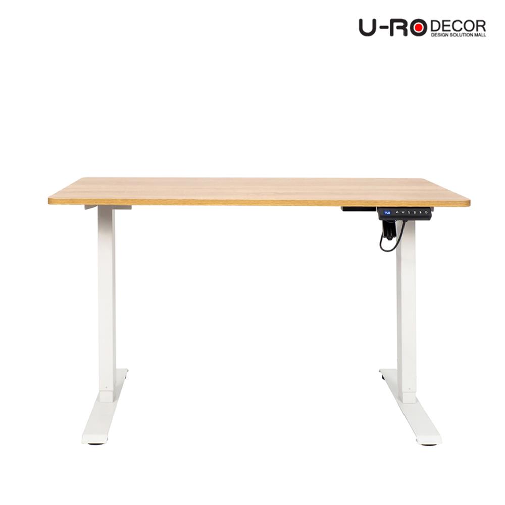โต๊ะปรับระดับไฟฟ้า U-RODECOR NIKKO 120 ซม. สีโอ๊ค