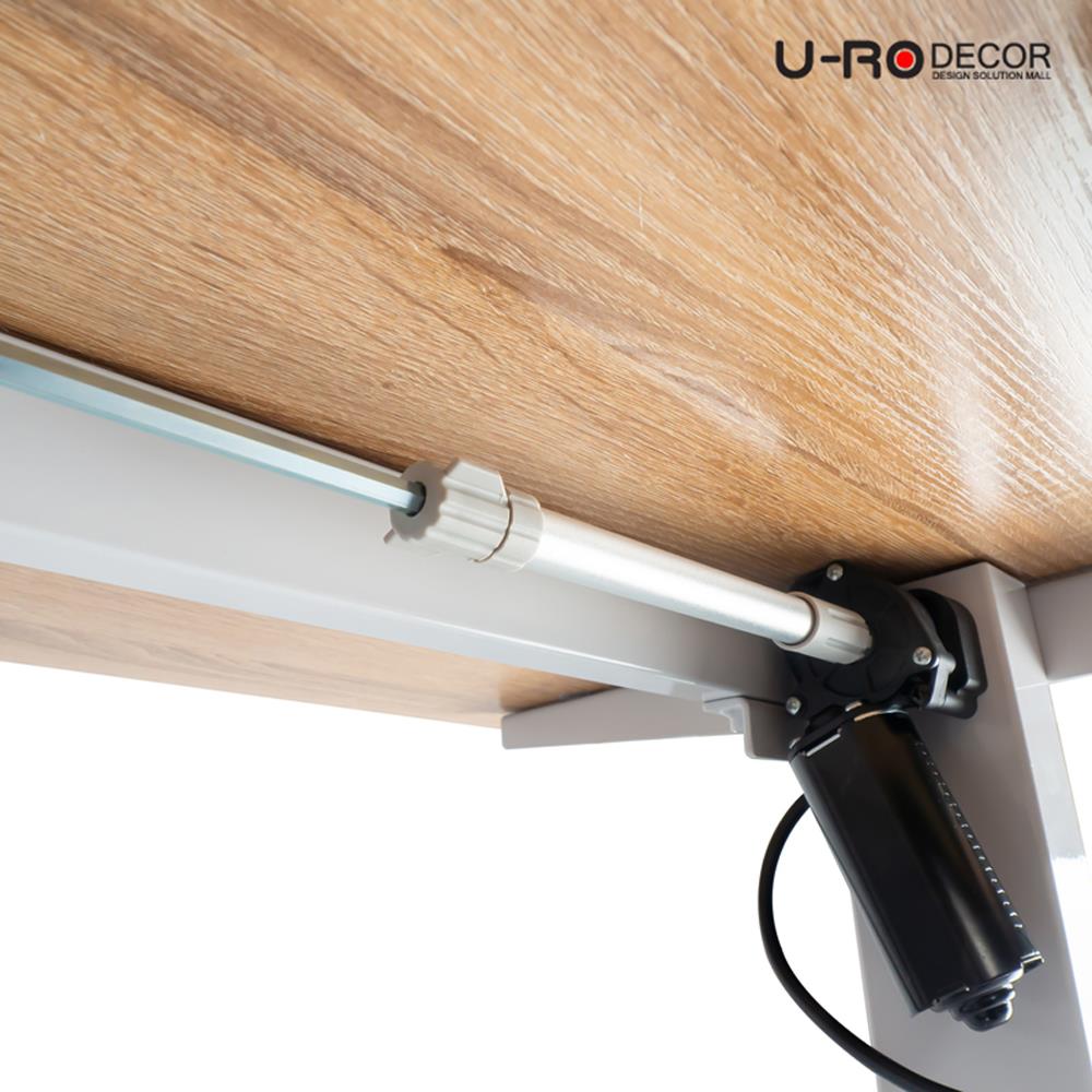 โต๊ะปรับระดับไฟฟ้า U-RODECOR NIKKO 120 ซม. สีโอ๊ค