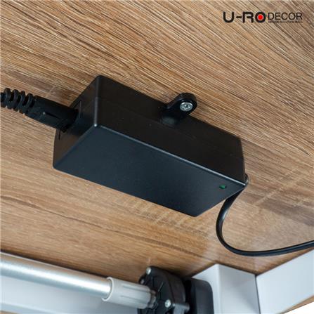 โต๊ะปรับระดับไฟฟ้า U-RODECOR NIKKO 120 ซม. สีโอ๊ค_7