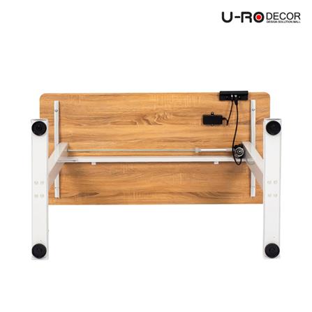 โต๊ะปรับระดับไฟฟ้า U-RODECOR NIKKO 120 ซม. สีโอ๊ค_11