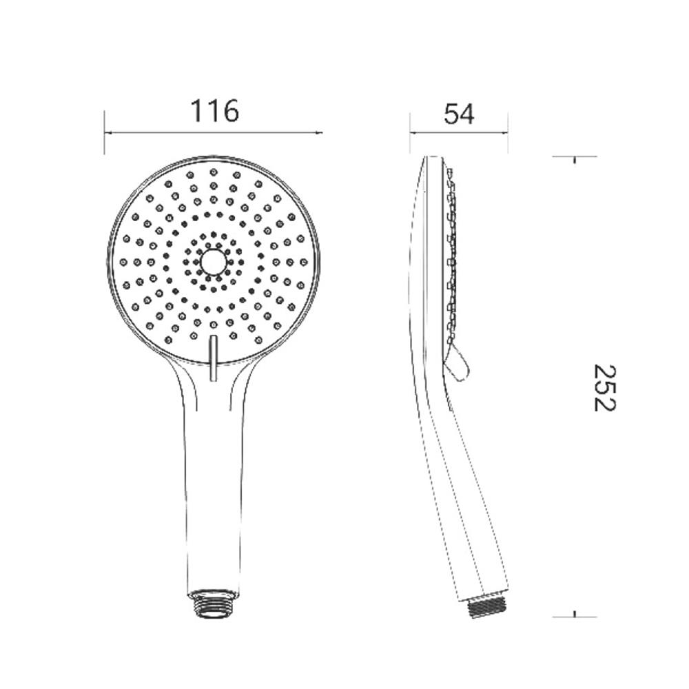 ชุดฝักบัวสายอ่อน 3 ระดับ DONMARK GL-3719