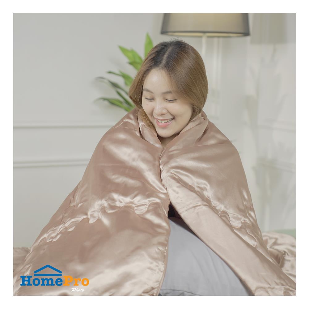 ผ้านวม HOME LIVING STYLE LAVISH 60X80 นิ้ว สี COPPER