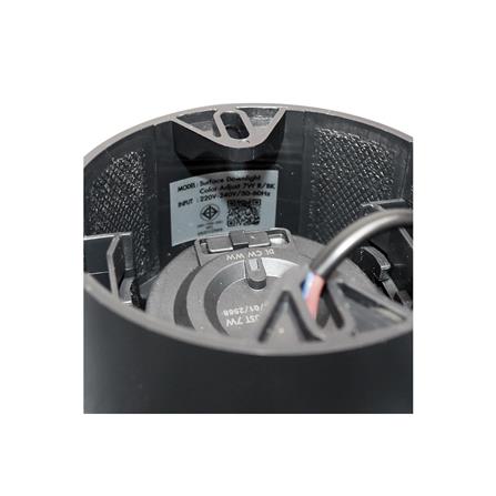 ดาวน์ไลท์ LED RACER ADJUST 4 นิ้ว 7 วัตต์ DAYLIGHT/COOL WHITE/WARM WHITE สีดำ_6