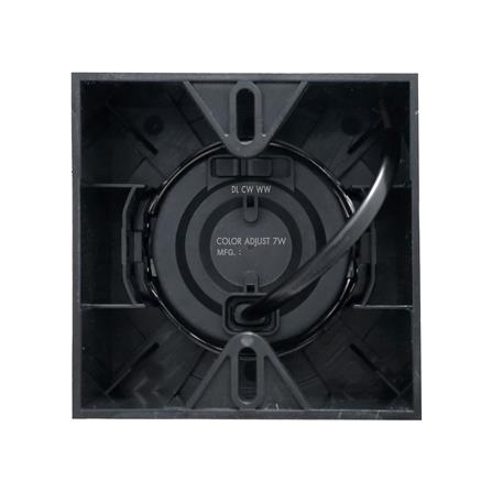 ดาวน์ไลท์ LED RACER ADJUST 4 นิ้ว 7 วัตต์ DAYLIGHT/COOL WHITE/WARM WHITE สีดำ_2