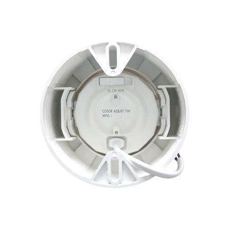 ดาวน์ไลท์ LED RACER ADJUST 4 นิ้ว 7 วัตต์ DAYLIGHT/COOL WHITE/WARM WHITE สีขาว_2