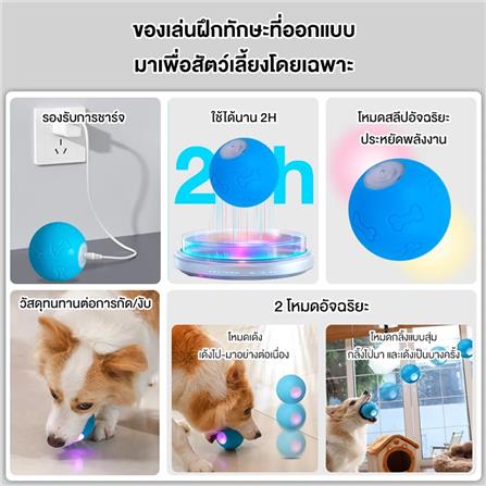 ของเล่นสำหรับสุนัข MOMOVIDA DT1 สีฟ้า_3
