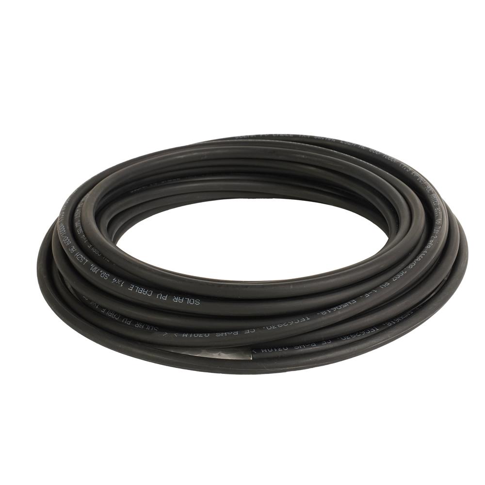 สายโซลาร์เซลล์ PV ELECKTA 1x4 ตร.มม 10 ม. สีดำ