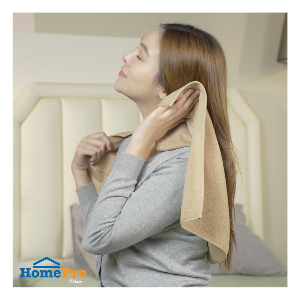 ผ้าขนหนู HOME LIVING STYLE OLIVIA 16x32 นิ้ว สี BROWN