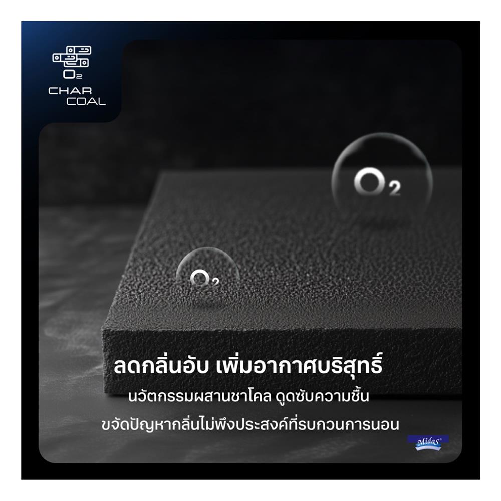 ที่นอน 3.5 ฟุต MIDAS LUMA COMFY พร้อมหมอนหนุน 1 ใบ