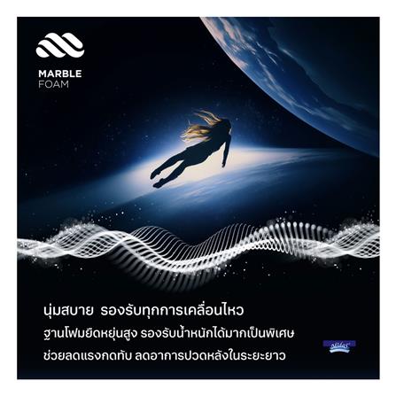 ที่นอน 5 ฟุต MIDAS LUMA COMFY พร้อมหมอนหนุน 2 ใบ_6