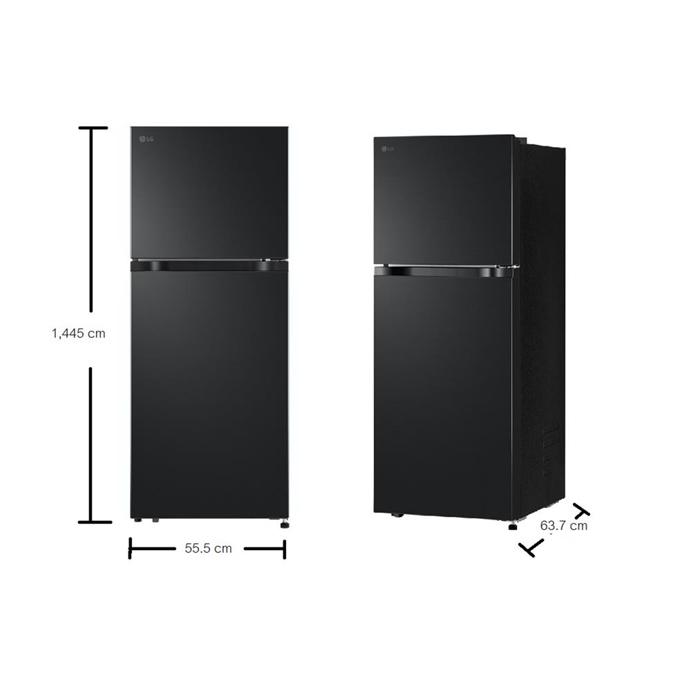 ตู้เย็น 2 ประตู LG GN-B212PQNF.AEPPLMT 7.7 คิว สีดำ