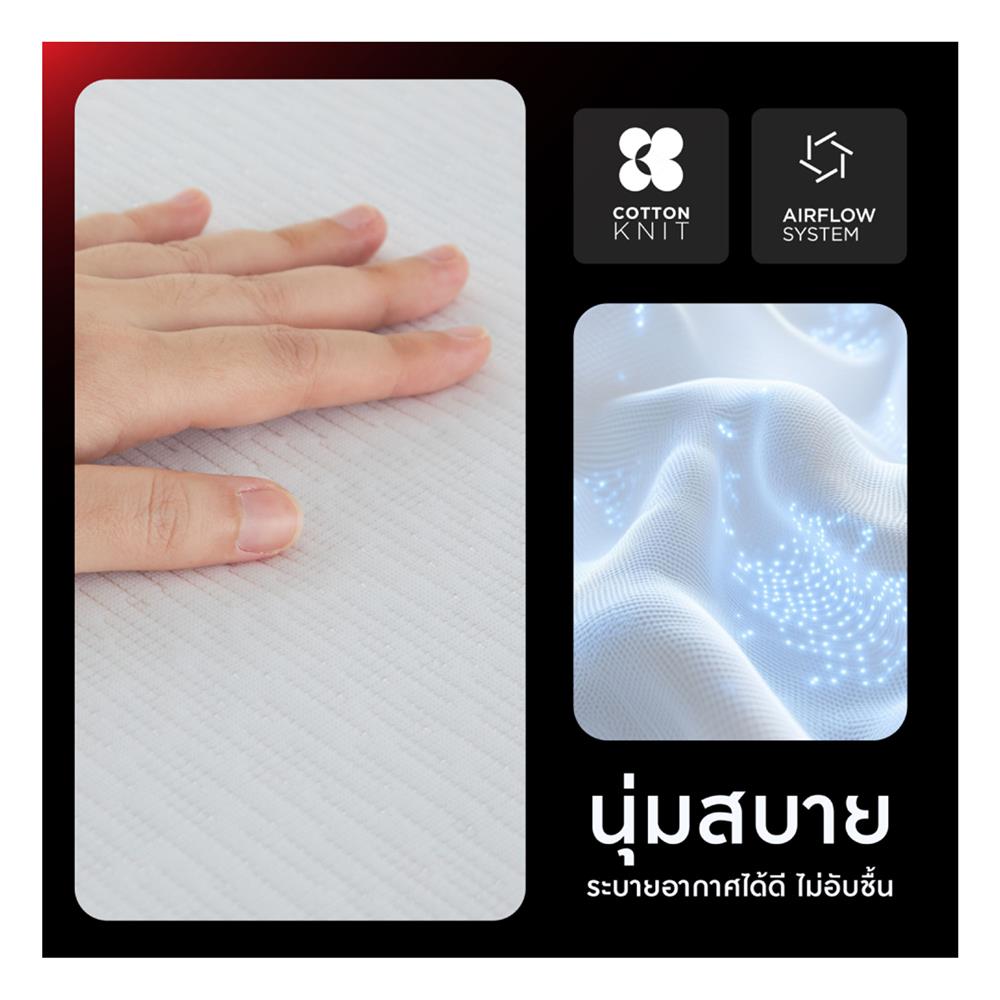 ที่นอน 6 ฟุต MIDAS LUMA ULTRA พร้อมหมอนหนุน 2 ใบ